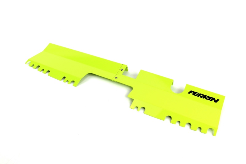 Subaru WRX STI Radiator Shroud - Perrin Performance - With/Without OEM Intake Scoop - Neon Yellow - `15-`21